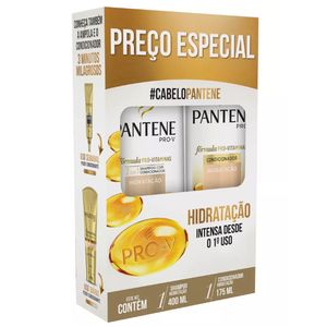 Pantene Shampoo Kit Liso Extremo Shampoo 400Ml + Condicionador 175Ml 575 Ml
