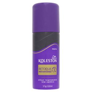 Koleston Spray Retoque Instantaneo Preta 100 Ml