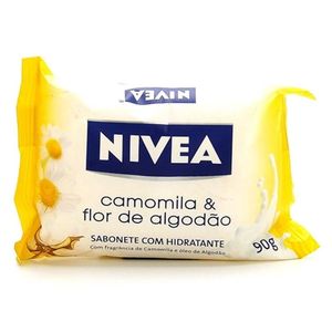 Nivea Sabonete Hidratante Camomila E Flor De Algodao 90 G