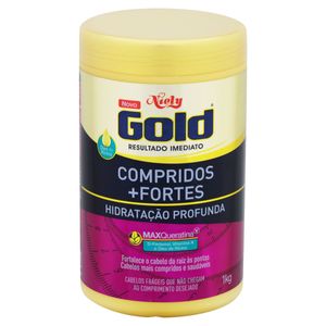 Niely Go P Shampoo Mascara Hidratacao Profunda Compridos Mais Fortes 1000 G