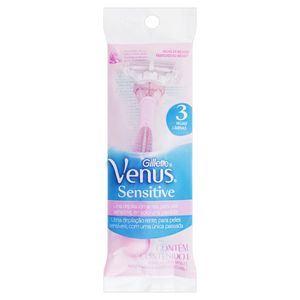 Gillette Venus Aparelho Depilatorio Feminino Sensitive 3 Laminas