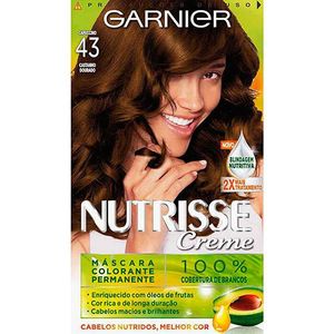 Nutrisse Kit Renovacao Coloracao Creme 43 Castanho Dourado 125 G