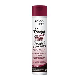 Salon Line Shampoo Liberado Sos Bomba Vitaminas Explosao De Crescimento 300 Ml
