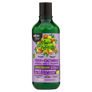 Salon Line Condicionador Poder Das Castanhas Amendoa Karite E Macadamia Maria Natureza 350 Ml