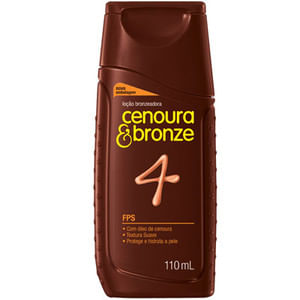 Cenoura E Bronze Locao Bronzeadora Fps4 110 Ml