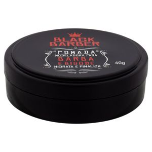 Black Barber Pomada Modeladora Para Barba Bigode 40 G