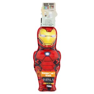 Impala Shampoo Infantil 2 Em 1 Homem De Ferro 250 Ml