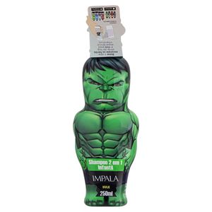 Impala Shampoo Infantil 2 Em 1 Hulk 250 Ml