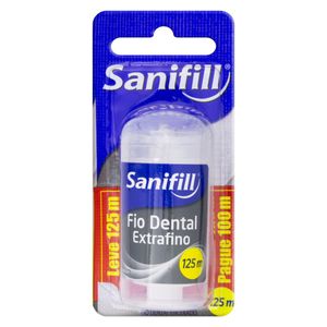 Sanifill Fio Dental Extrafino Leve 100M + Gratis 25M 125 M