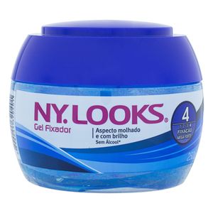 Nylooks Gel Fixador Mega Azul Fps 4 250 G