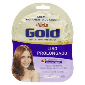 Niely Go P Shampoo Creme Tratamento Choque Orquidea 30 G