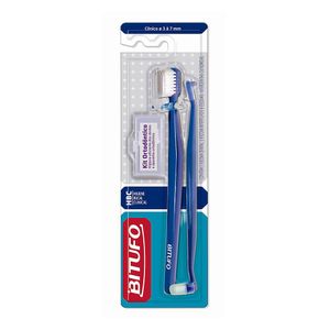 Bitufo Kit Escova Dental Ortodontica Conico