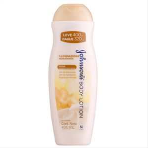 Johnsons Locao Corporal Hidratante Iluminadora Leve 400Ml Pague 320Ml 400 Ml