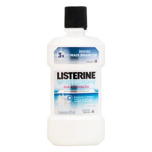 Listerine Antisept Liquido Pre-Escovacao Whitening Menta Suave 473 Ml