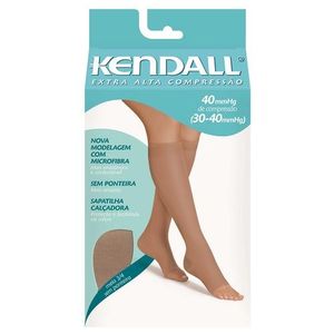 Kendall 30-40 Meia 3/4 Extra Alta Compressao Sem Ponteira Tamanho G - Mel