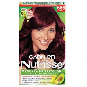 Nutrisse Kit Renovacao Coloracao Creme 566 Castanho Claro Vermelho Intenso Vinho 125 G