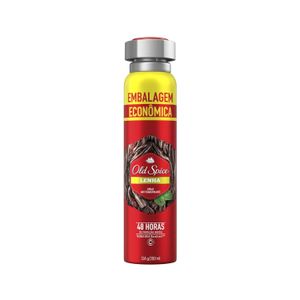 Old Spice Aerosol Desodorante Masculino Lenha Embalagem Economica 200 Ml