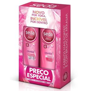Seda Shampoo Kit Shampoo + Condicionador Sos Ceramidas Com Preco Especial 350Ml Cada 700 Ml