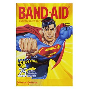 Band Aid Curativos Decorados Liga Da Justica 2 Tamanhos 25 C/25