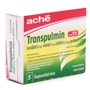 Transpulmin Supositorio C/5