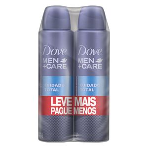 Dove Men Care Aerosol Desodorante Cuidado Total Com 50% Desconto Na Segunda Unidade 150 Ml C/2