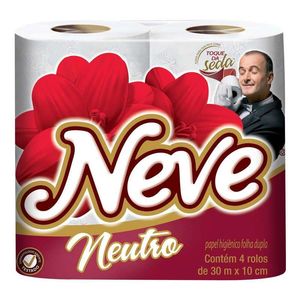 Neve Papel Higienico Neutro 30Mt C/4