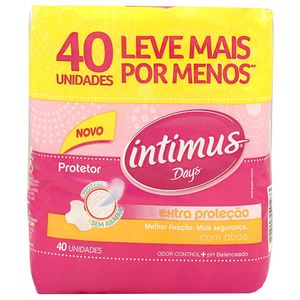 Intimus Days Absorvente Com Abas C/40