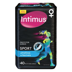 Intimus Protetor Diario Ultrafinos E Flexiveis Sport C/40