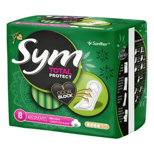 Sym Absorvente Suave Sem Abas C/8