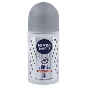Nivea Men Rollon Silver Protec Antibacteriano 50 Ml