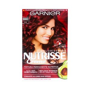 Nutrisse Colorissi Kit Renovacao Coloracao Creme 6660 Louro Escuro Ultra Vermelho Rouge