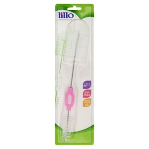 Lillo Escova Para Limpeza De Mamadeira Inox 2 Em 1