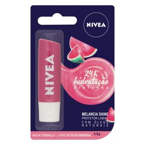 Nivea Lip Care Stick Protetor Labial Fruity Shine Melancia 4.8 G