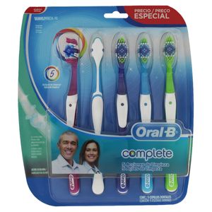 Oral-B Complete Escova Dental 40 Macia 5 Acoes De Limpeza Preco Especial C/5
