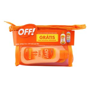 Off Repelente Kit Locao Kids 117Ml+ Locao Family 100Ml Gratis Necessaire