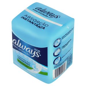 Always Absorvente Protecao Total Active Sem Abas C/8