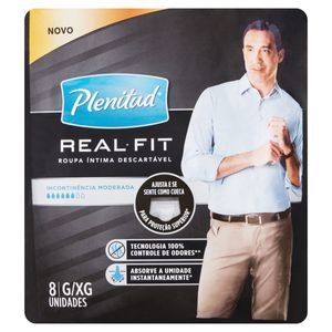 Plenitud Active Fi Fralda Geriatrica Masculina Tamanho G/Xg C/8