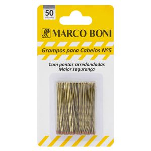 Mb Acessorios Grampo N5 Dourado C/50