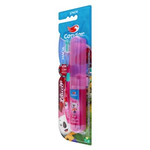 Condor Junior Escova Dental Macia/Suave 4+Anoslilica Ripilica + Estojo Porta Escova