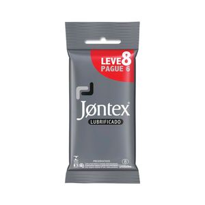 Jontex Sache Preservativo Lubrificado Leve 8 Pague 6 C/8