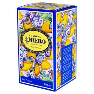 Phebo Colonia Agua De Limao Siciliano 200 Ml