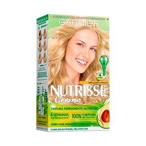 Nutrisse Kit Renovacao Coloracao Creme 91 Louro Cinza Ultra Claro Louro Sol Liberdade