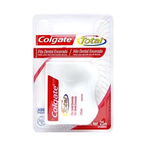Colgate Kit Fita Dental Total 25M Gratis Plax Enxaguante Bucal Fresh Mint 60Ml 60 Ml
