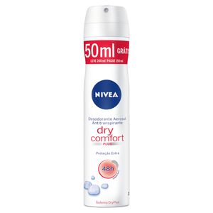 Des Nivea Dry Comf Aerosol Feminino Dry Comfort Leve 200Ml Pague 150Ml 200 Ml