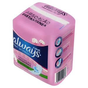 Always Absorvente Protecao Total Pink Sem Abas C/8