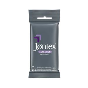 Jontex Sache Preservativo Lubrificado Sensation C/6