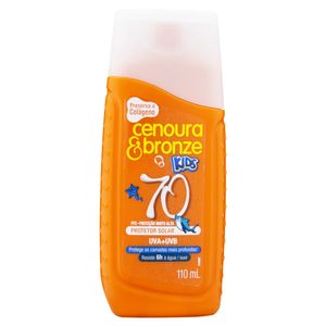 Cenoura E Bronze Locao Kids Fps70 110 Ml