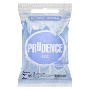 Prudence Sache Preservativo Lubrificado Ice C/3