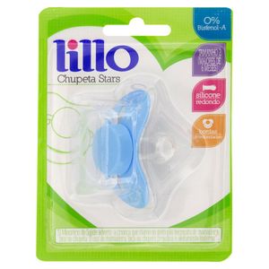 Lillo Chupeta Star Bico Tradicional Nº 2 Cor Azul