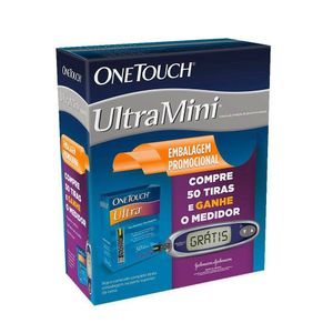 Onetouch Mini Free Kit Monitor Mini + 50 Tiras Teste